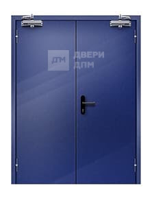 Противопожарная дверь глухая двупольная ДПМ-02 1-го типа без порога